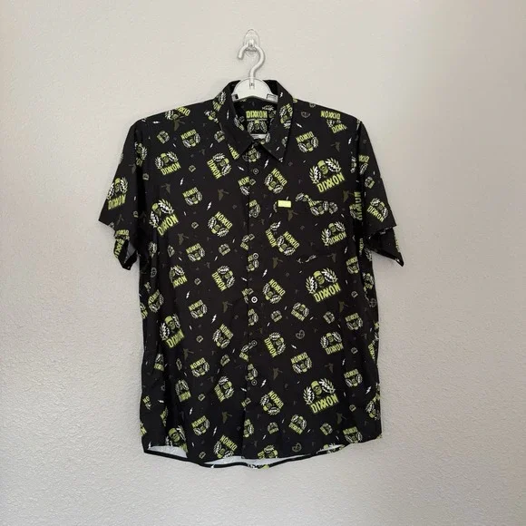 Dixxon Flannel "The Frankenstein" Size Large Horror Party Shirt Short Sleeve - Picture 2 of 10